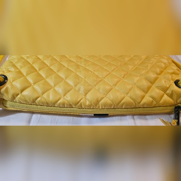 Oliver Thomas Tennis Backpack Drawstring Bag Cinch Yellow - Picture 14 of 15